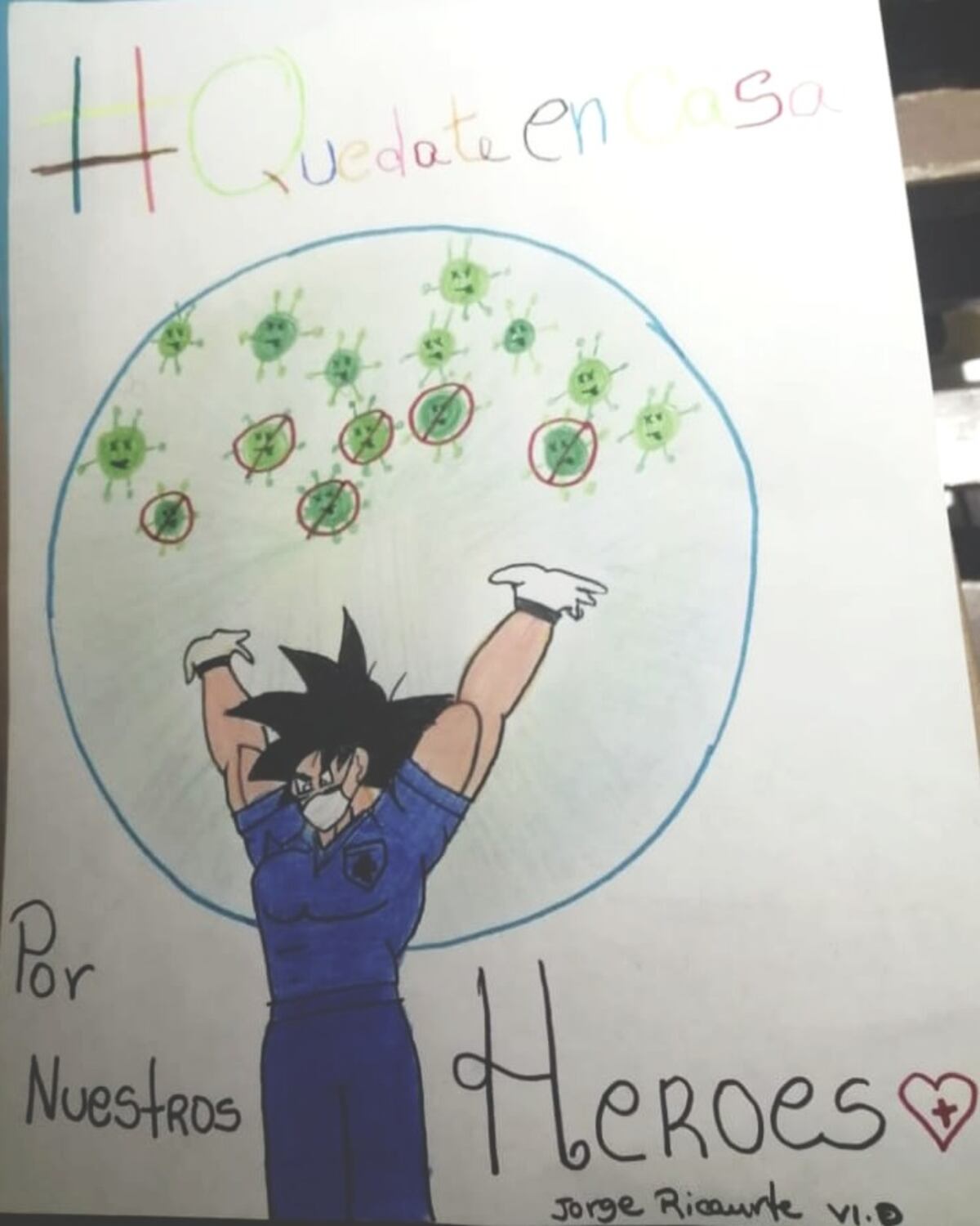 Estos dibujos son para ustedes, héroes de Panamá