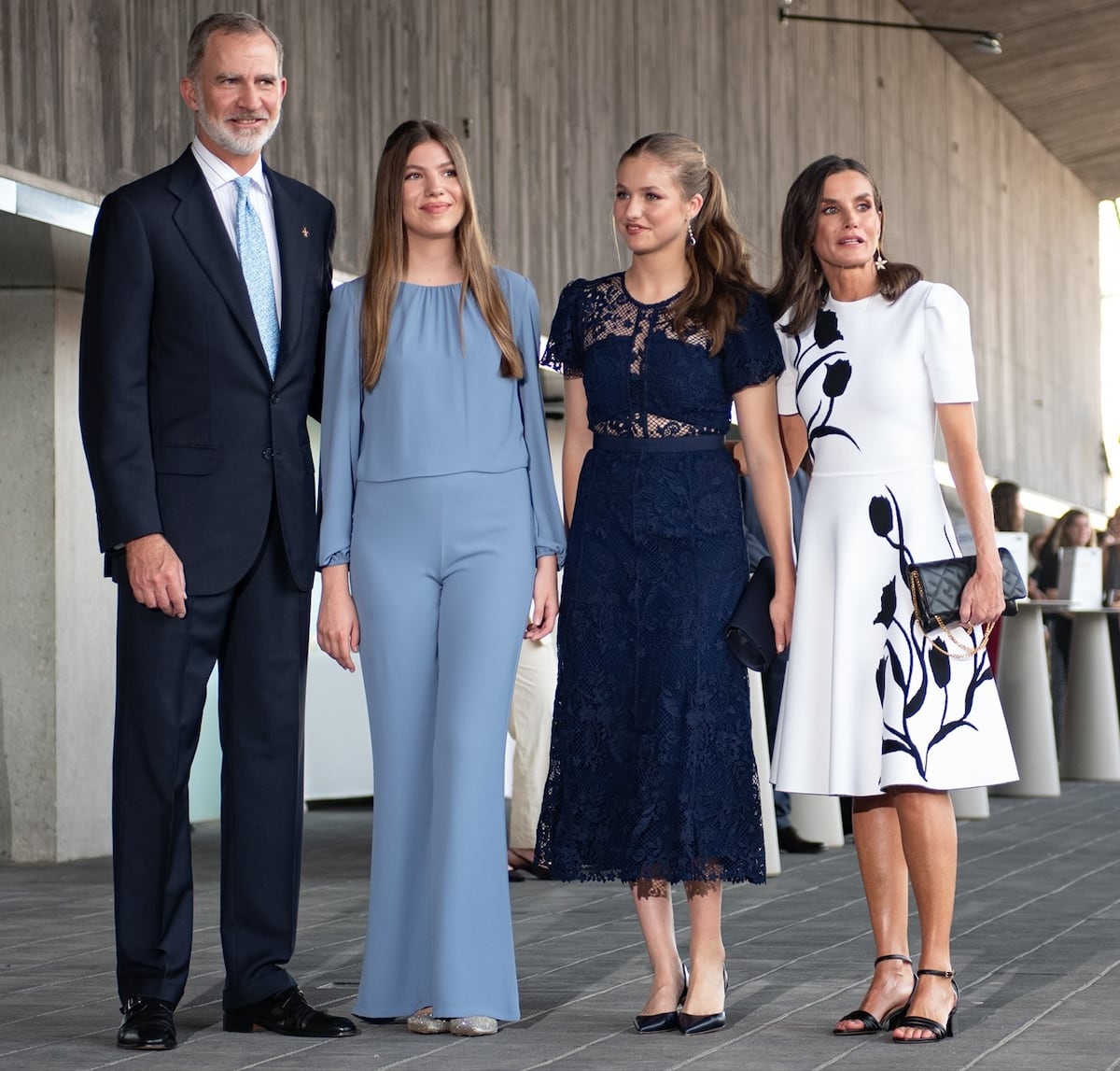 El vestido de transparencias y encaje de la princesa Leonor de España