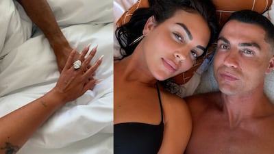 Después de 9 años de relación, Georgina y Cristiano Ronaldo se comprometen 