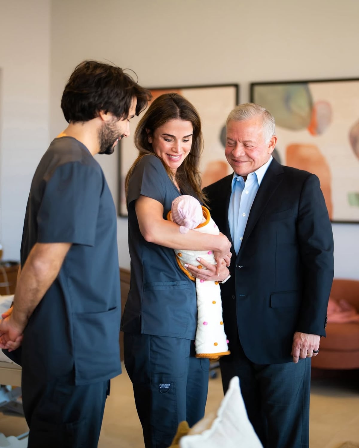 La princesa Iman de Jordania y su esposo, el financiero venezolano Jameel Alexander Thermiotis ya son padres