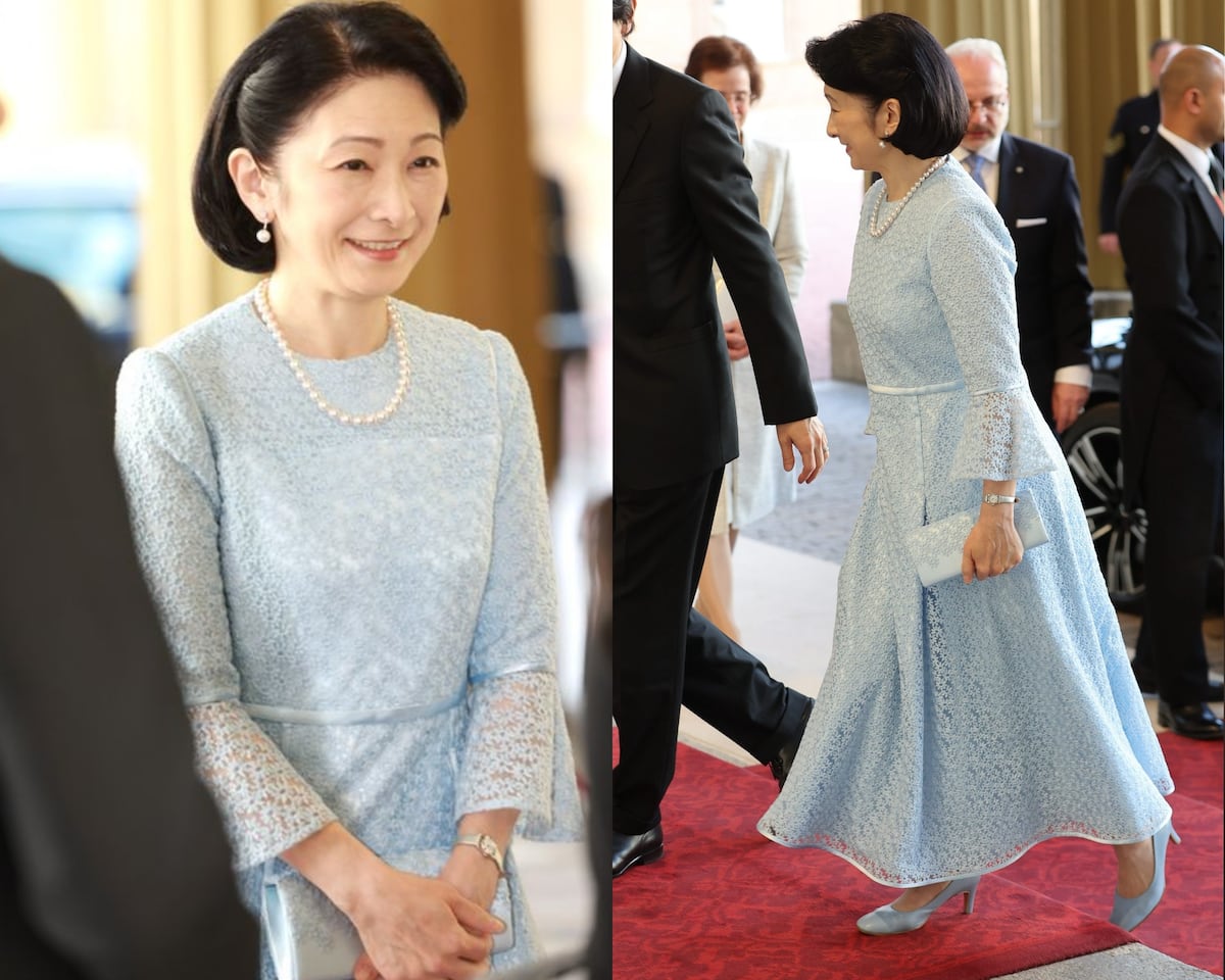 Reinas y princesas del mundo en la recepción para la coronación del rey Charles III