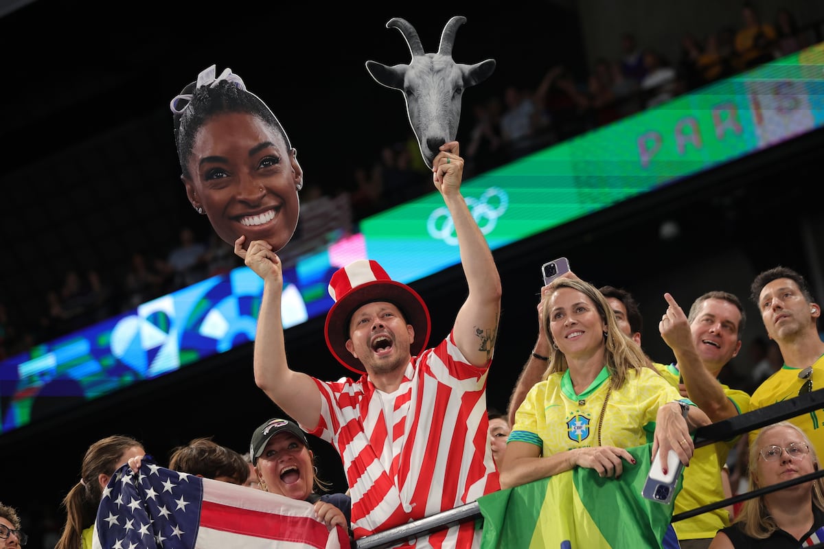 Simone Biles y su collar de cabra con 546 diamantes que sus ‘haters’ odian