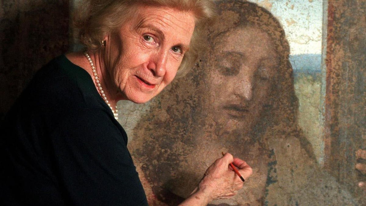Pinin Brambilla, la mujer que pasó más de 20 años restaurando "La última cena" y enmendó el "gran error" de Leonardo da Vinci