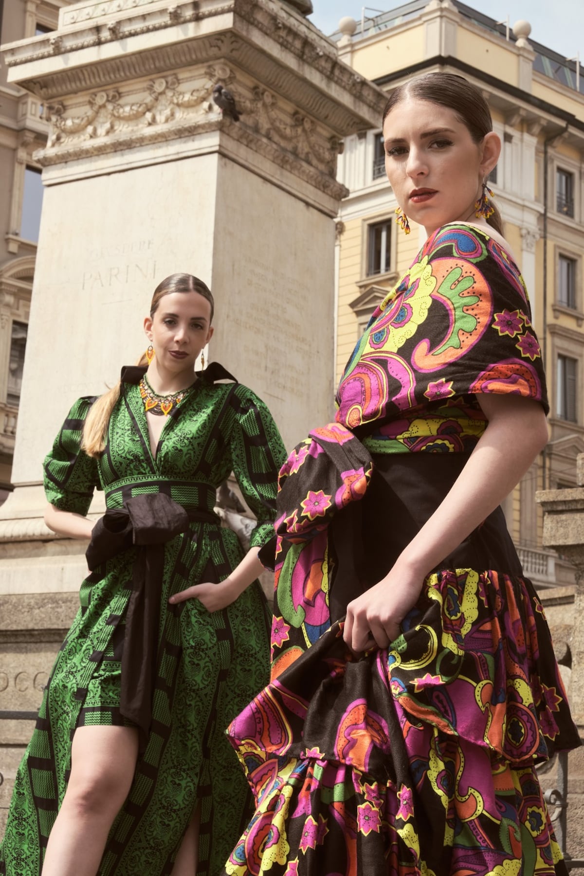 Moda panameña por las calles de Milán, Italia