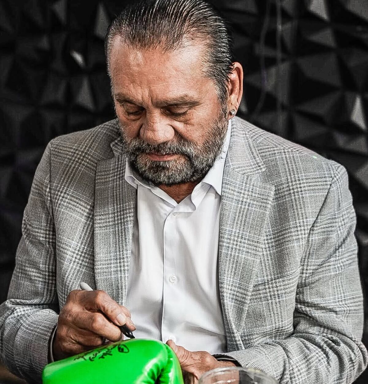 El boxeador panameño Roberto Durán celebra sus 74 años 