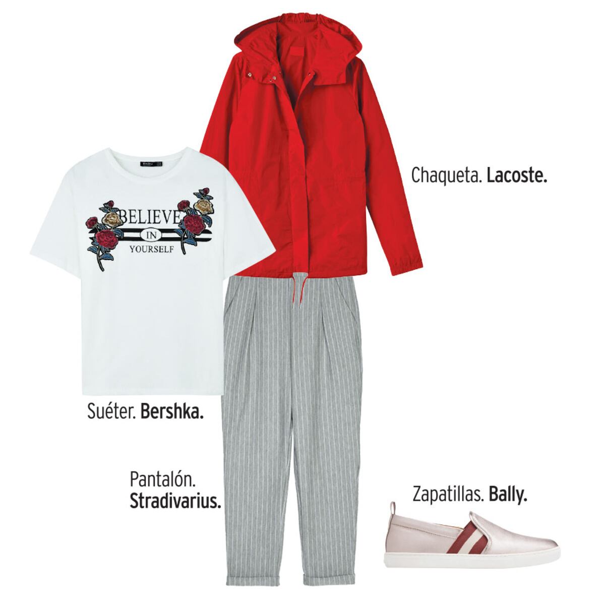 Poquito o mucho: viendo el rojo en tu ropa