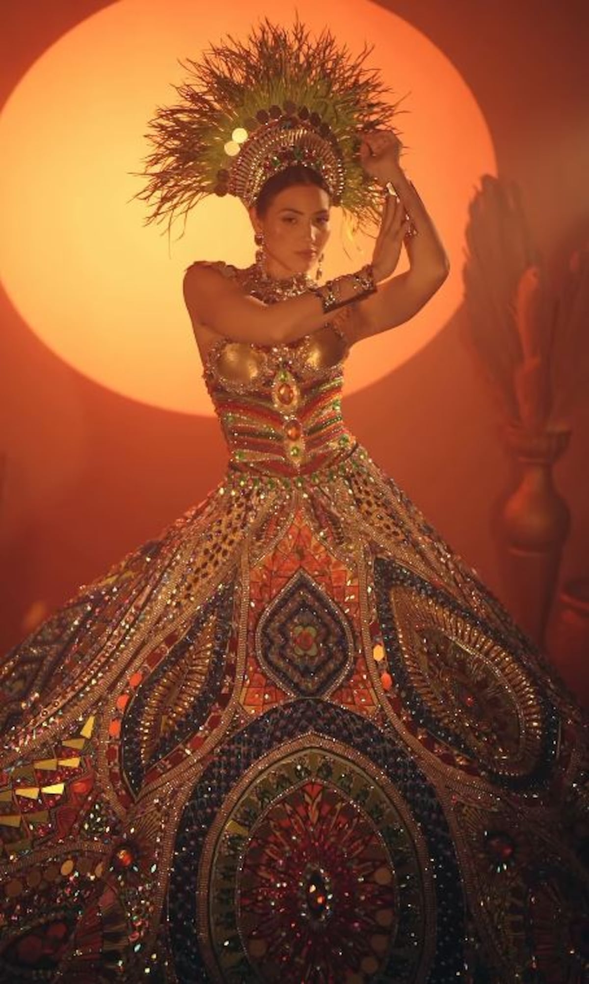 Los vestidos de Michelle Char, reina del Carnaval de Barranquilla, en la Lectura del Bando 2026