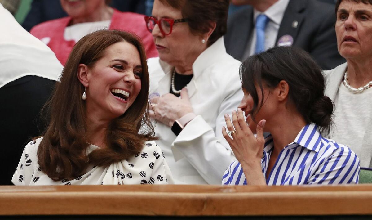 Kate y Meghan, las verdaderas protagonistas de Wimbledon