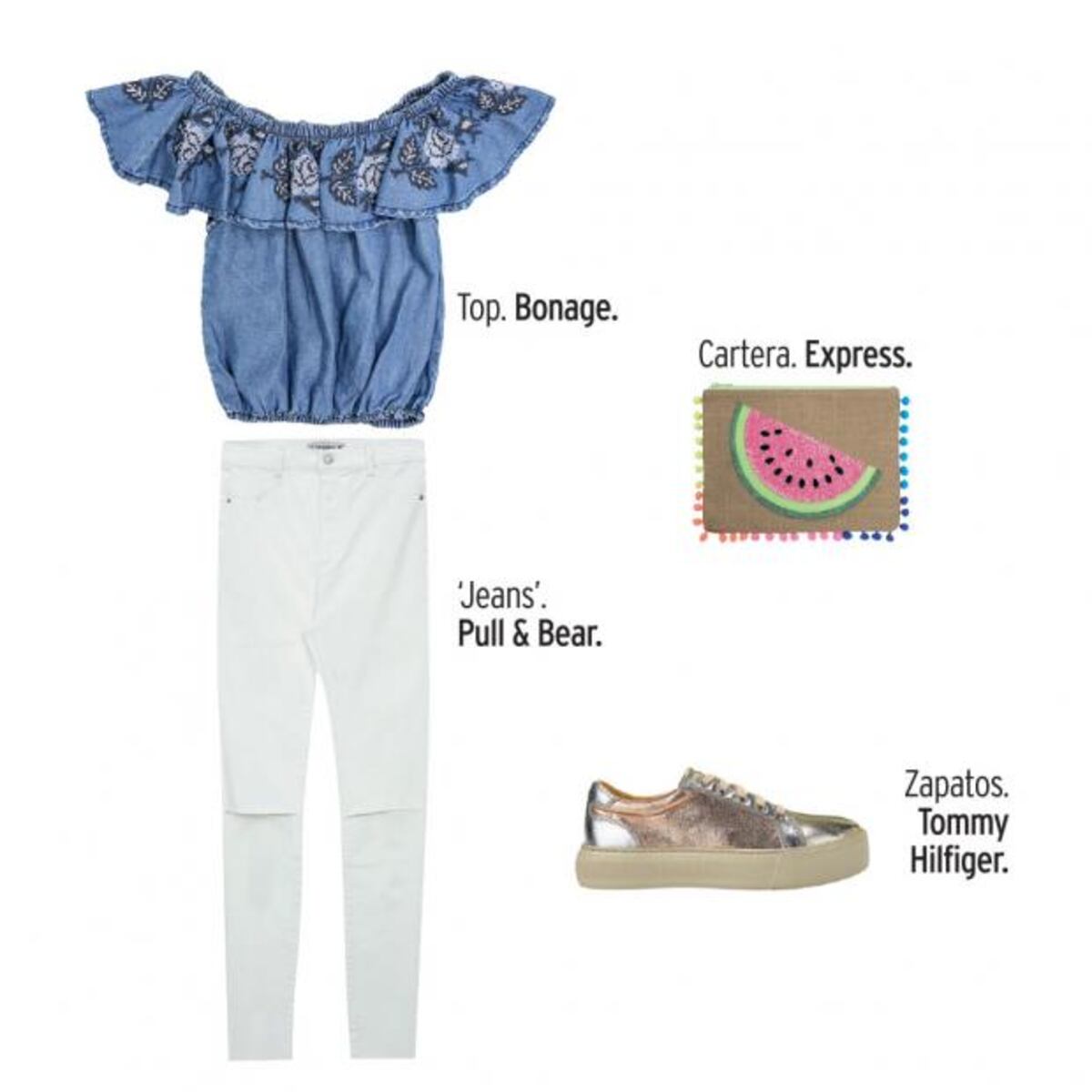 Camisas escotadas, hombros al fresco