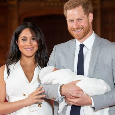 Archie, hijo de Harry y Meghan, será bautizado en privado