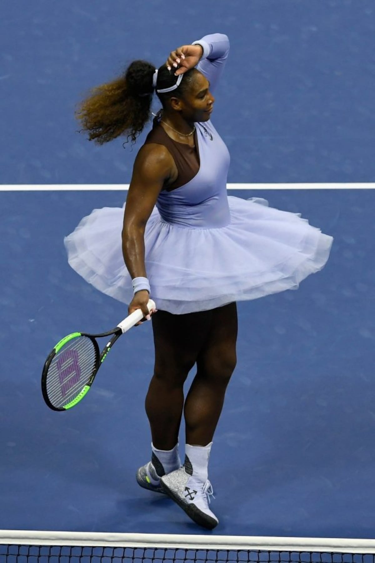 Con un tutú, la respuesta de Serena Williams a la polémica por su traje posparto