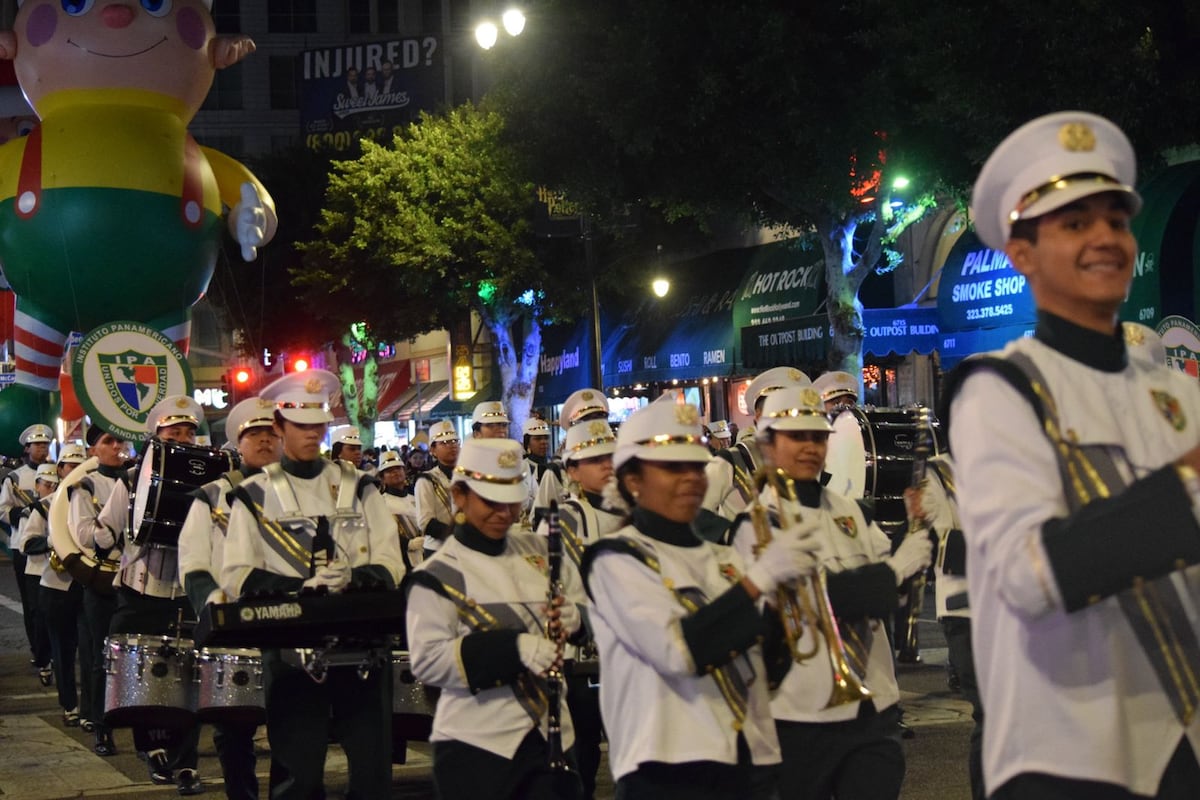 Desde Panamá a Los Ángeles: 124 estudiantes del IPA participaron en un desfile navideño en Hollywood y en Disneyland