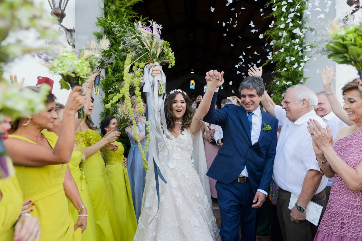Al altar en El Valle, la boda de Paola Cantagalli y Aaron Bromley