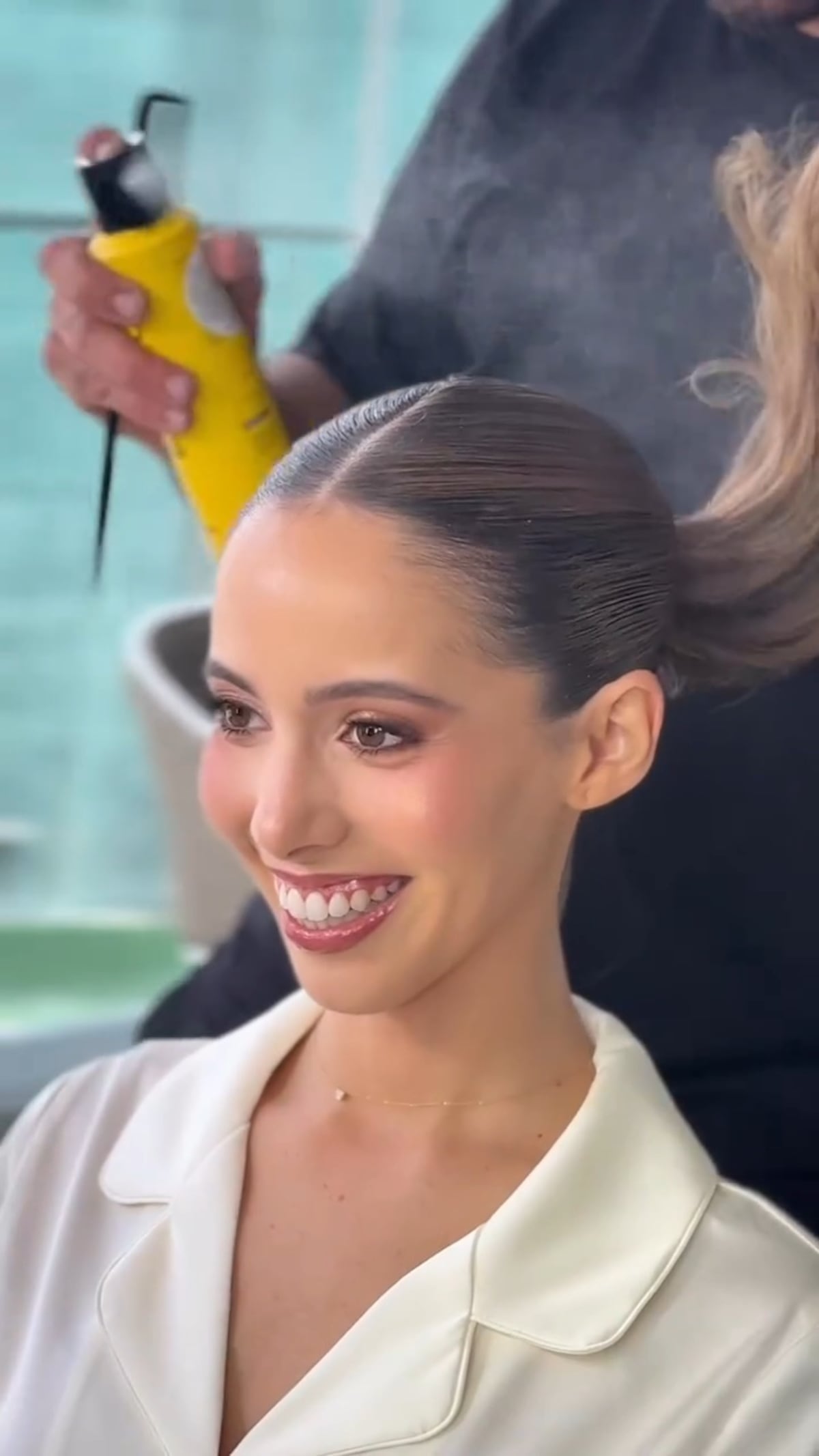 Anabelle Laffitte, esposa de Adrián Varela, y su vestido de novia