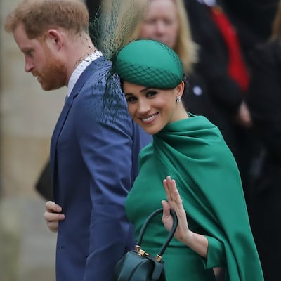 Meghan, radiante en su último acto oficial con la realeza británica
