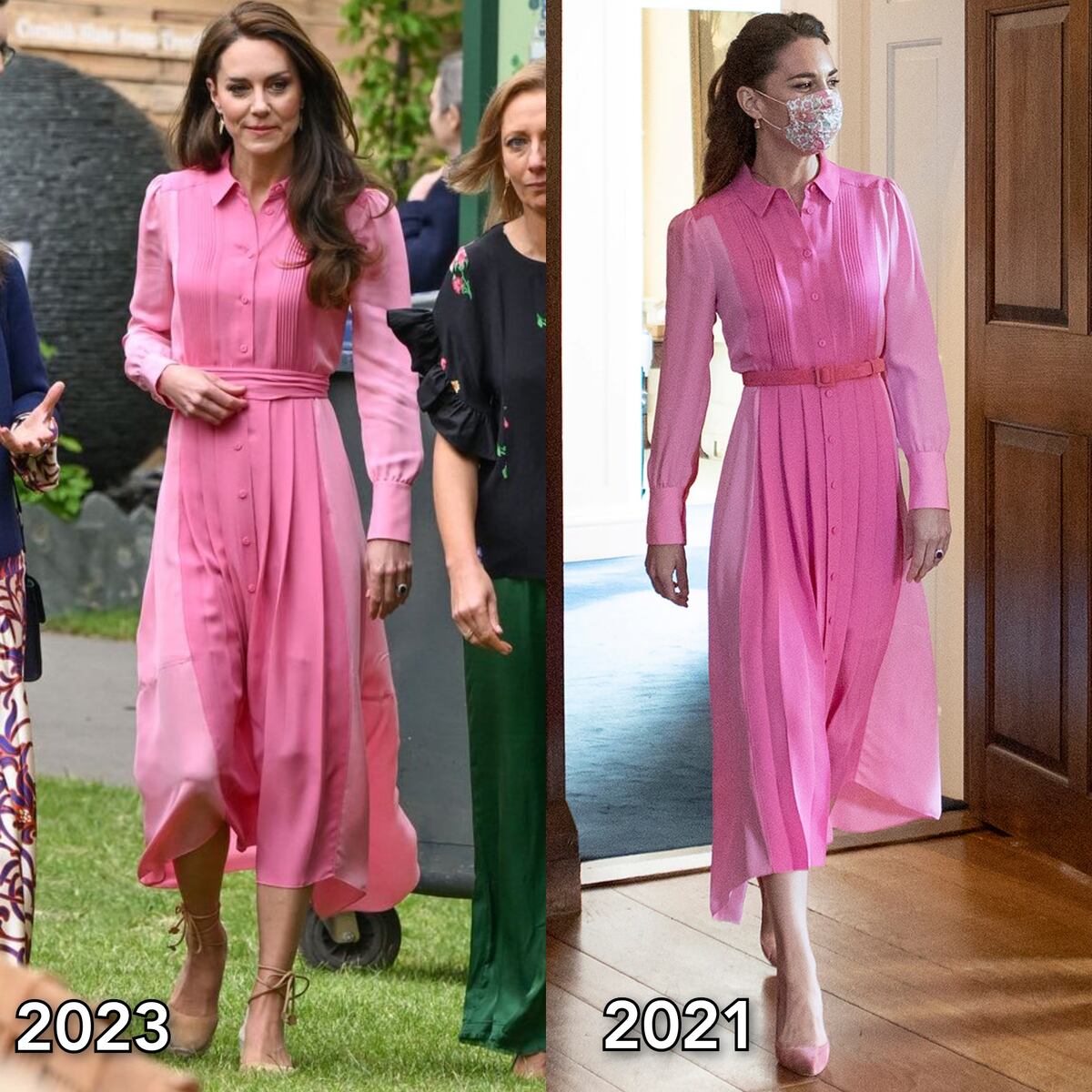 Kate, princesa de Gales, y sus looks en rosa