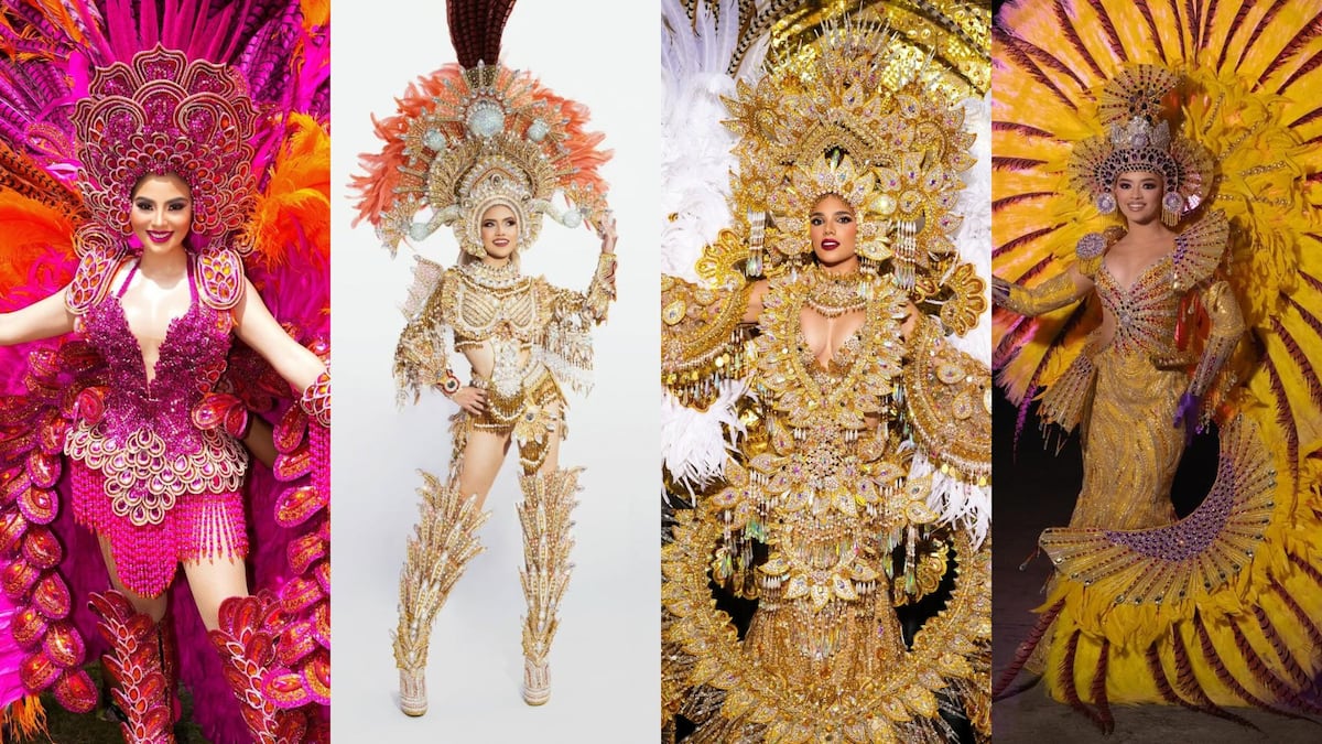 Así vistieron las reinas de Calle Arriba y Calle Abajo de Las Tablas para celebrar la llegada del año nuevo