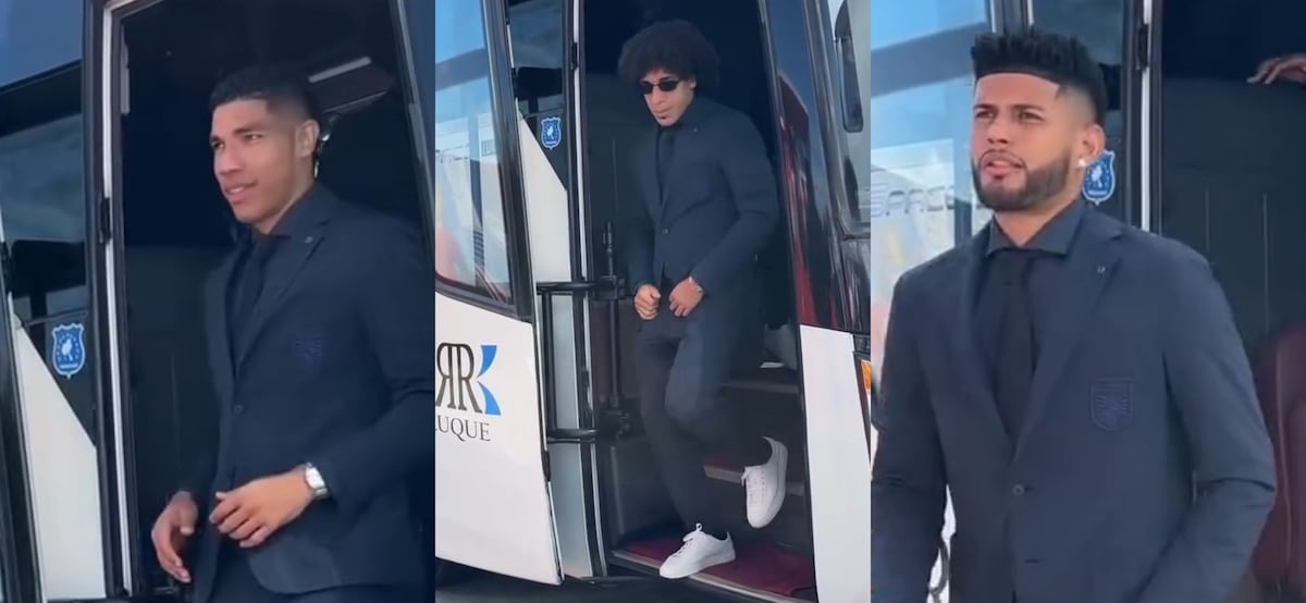 Con trajes de Boss: así llegó la Sele al Canal de Panamá para la toma de la foto oficial como mundialistas
