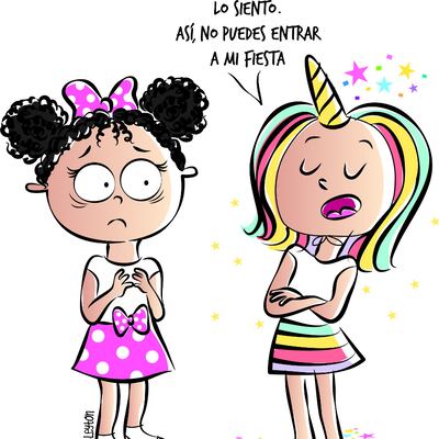 A contar unicornios de cinco en cinco