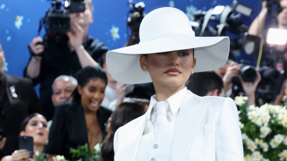 La princesa de Hollywood en la Met gala: Zendaya viste de Louis Vuitton, diseño de Pharell
