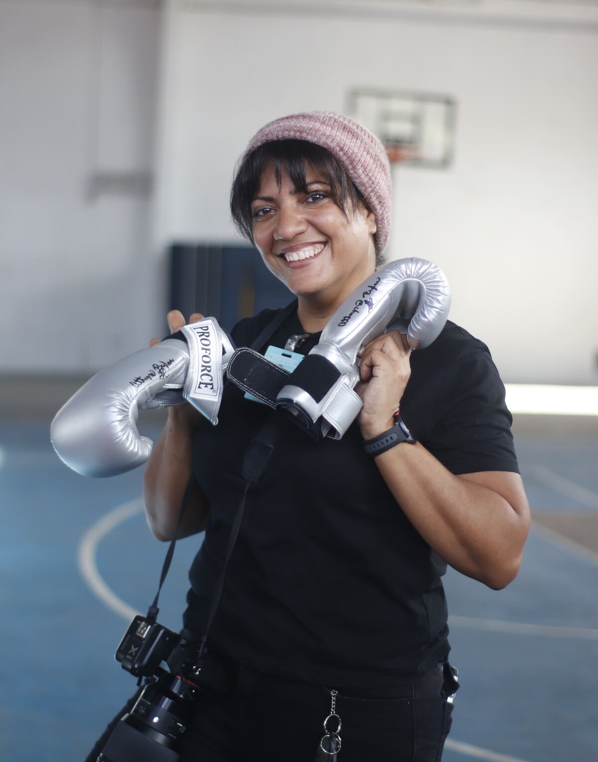 Backstage de la sesión de fotos con Atheyna Bylon x ELLAS