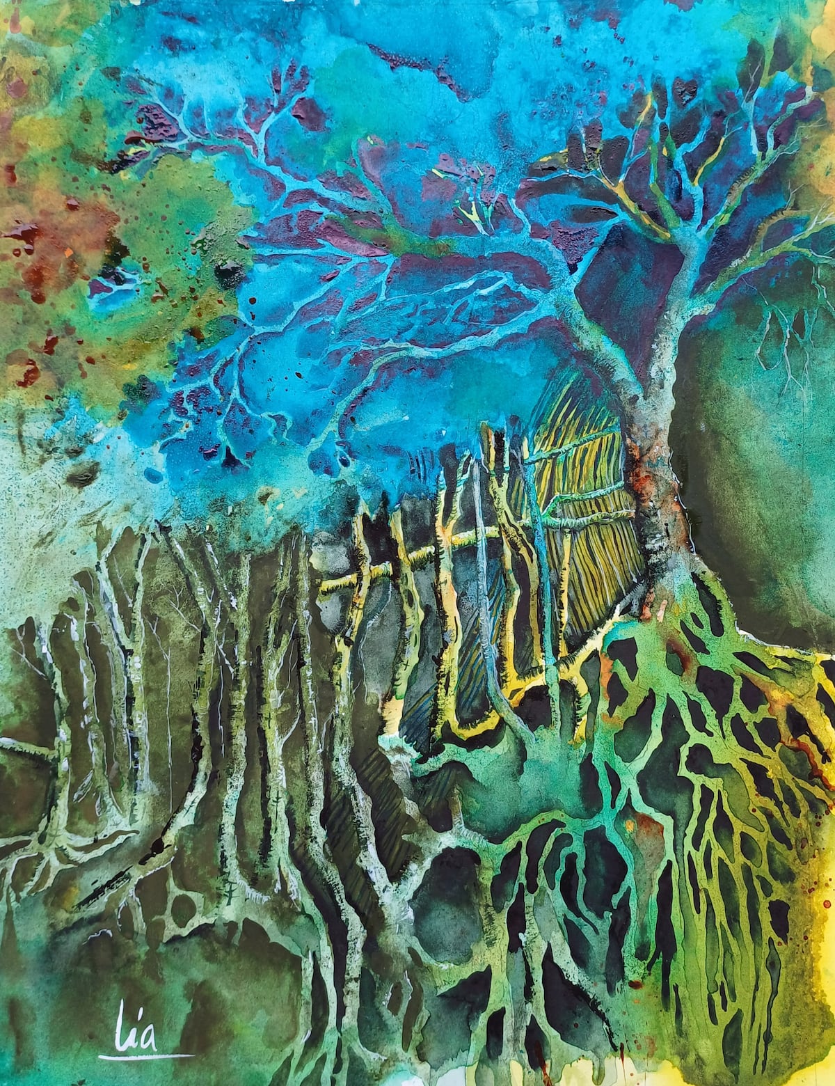 Obra de la artista panameña Lía Méndez figura entre las mejores del año, según la exhibición International Watercolour Masters