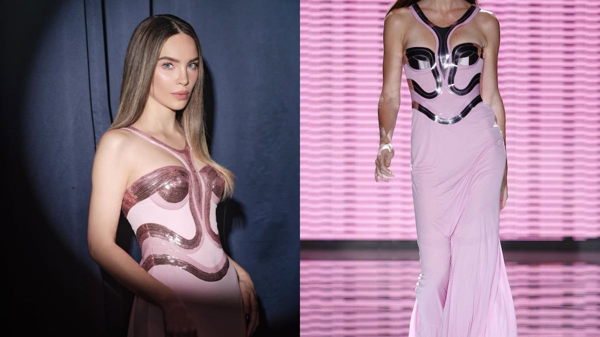 El vestido Versace de hace 18 años con el que Belinda volvió a robarse el show