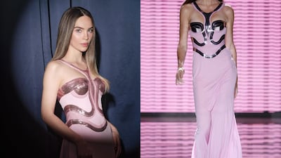 El vestido Versace de hace 18 años con el que Belinda volvió a robarse el show
