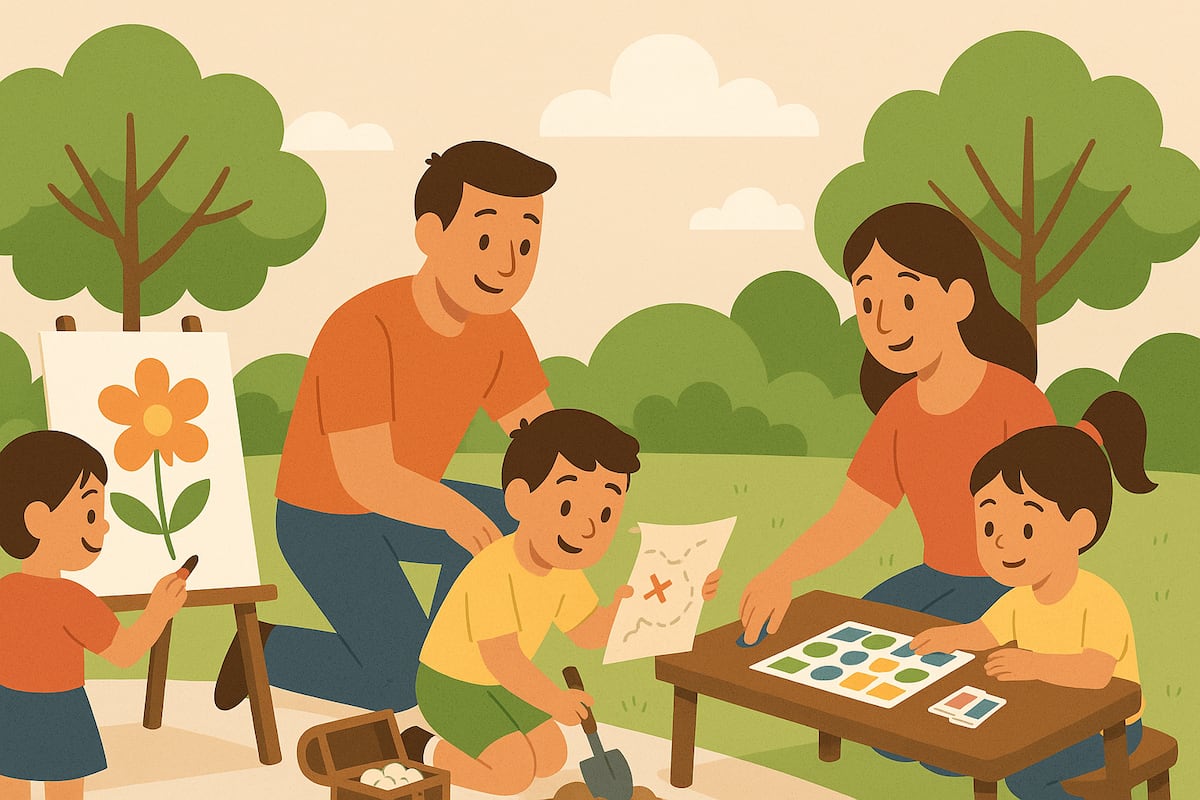 Vacaciones sin pantallas: cómo acompañar a tus hijos con actividades creativas