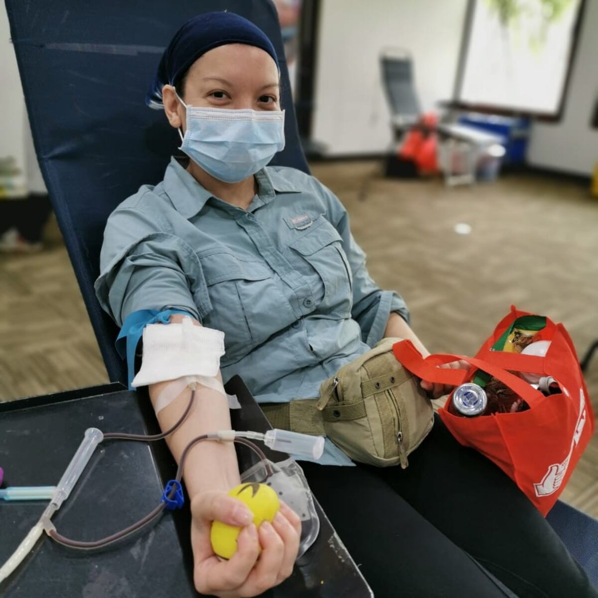 22 años donando sangre