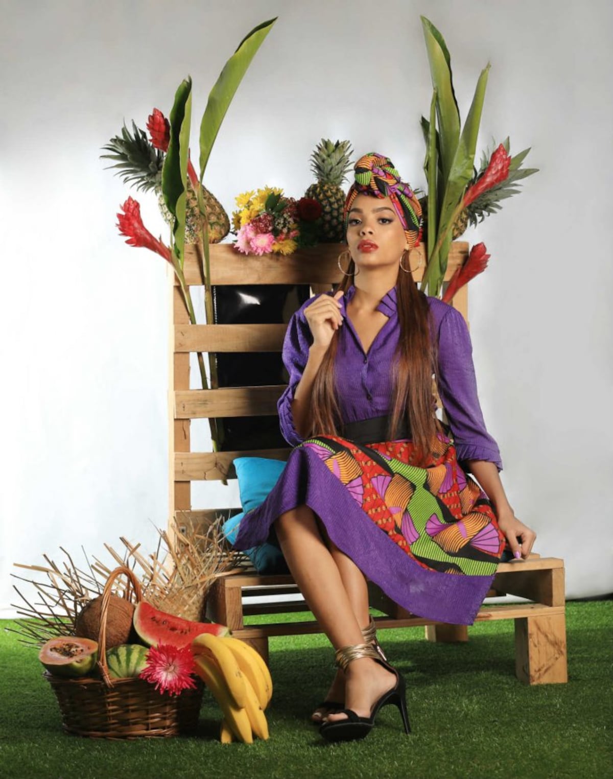 Afro tropical, el editorial de moda de los estudiantes de la Usma