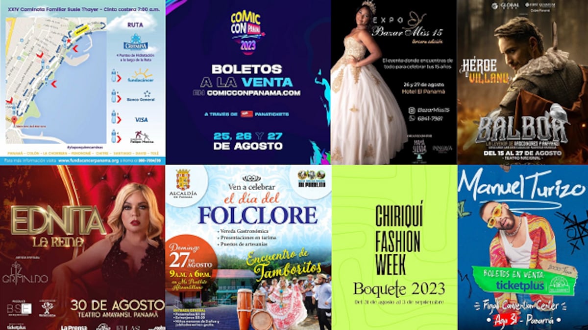 Actividades para hacer en Panamá en la última semana de agosto