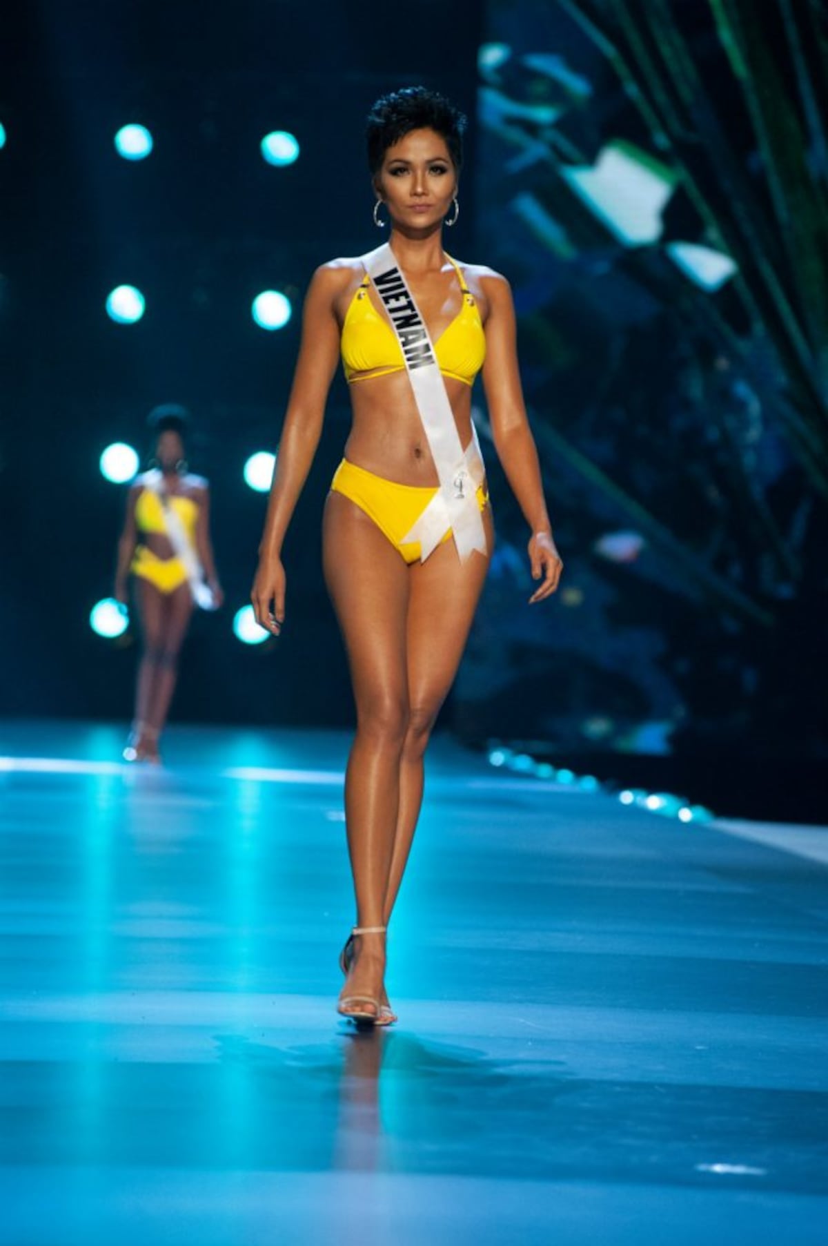 La competencia preliminar de traje de baño en Miss Universo