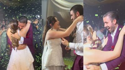 La tiktoker panameña Paola Molina, Mollie, revela el género de su bebé durante su boda civil