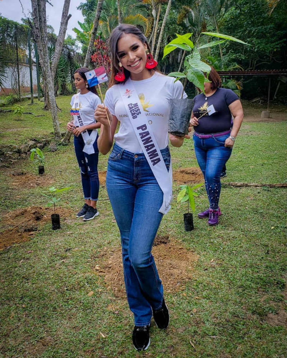 La panameña Angie Keith, primera finalista en concurso de belleza en Venezuela