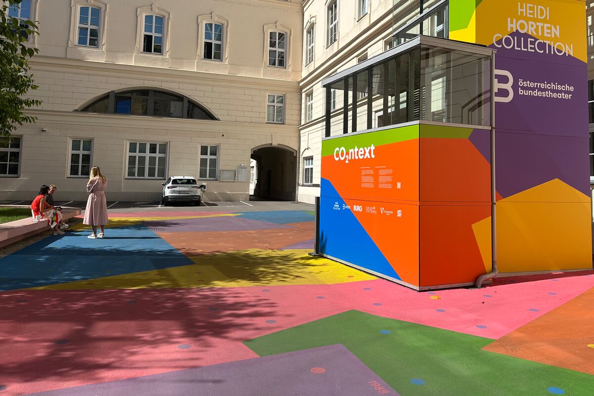 Una pieza de arte urbano baja hasta diez grados la temperatura del suelo de Viena