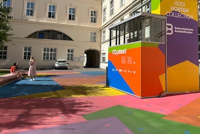 Una pieza de arte urbano baja hasta diez grados la temperatura del suelo de Viena