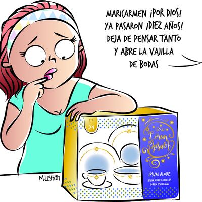 A sacar la vajilla buena