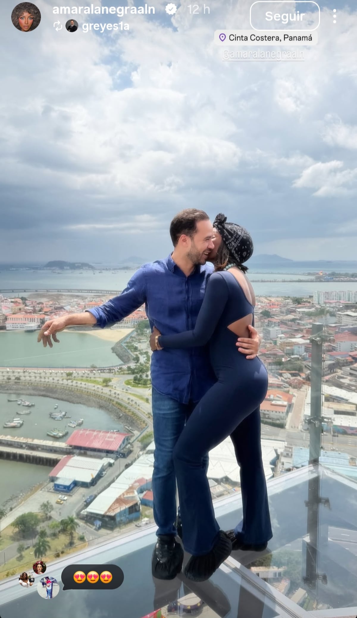 Amara La Negra presenta a su novio en Desiguales con imágenes desde Panamá