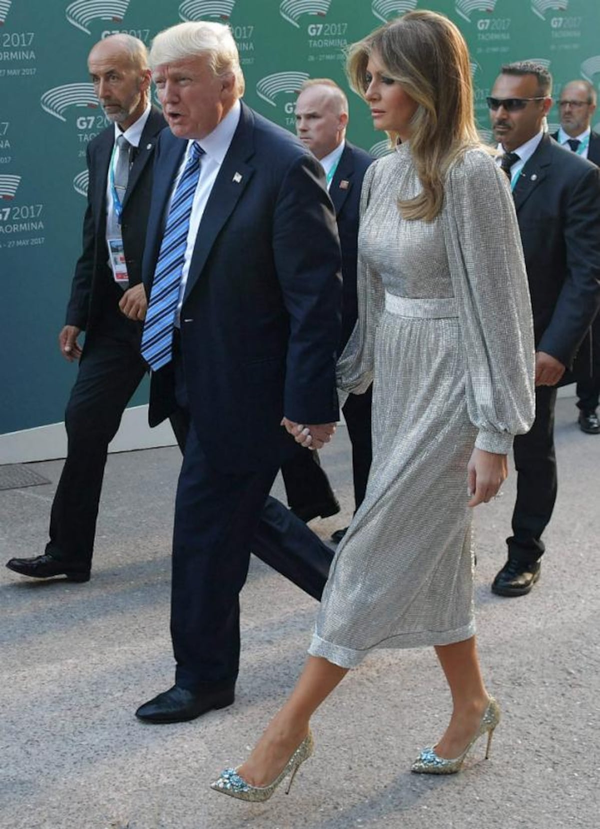 En los zapatos de Melania Trump