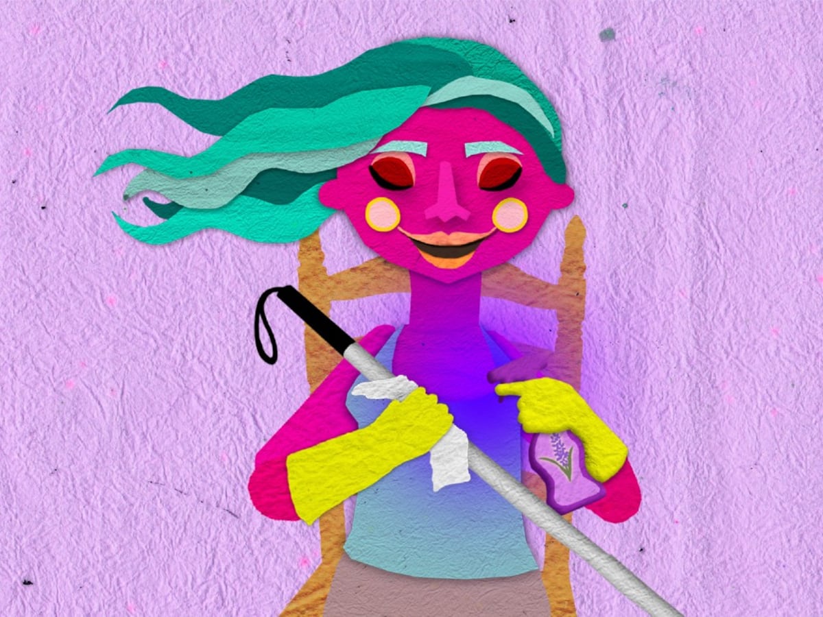 Helen, una realidad de las personas con discapacidad visual en pandemia