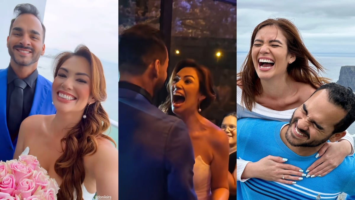 La boda civil del presentador de tv, Domil Leira, y Cuqui Pretelt