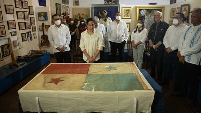 Bandera testigo de la separación de Panamá será restaurada en España