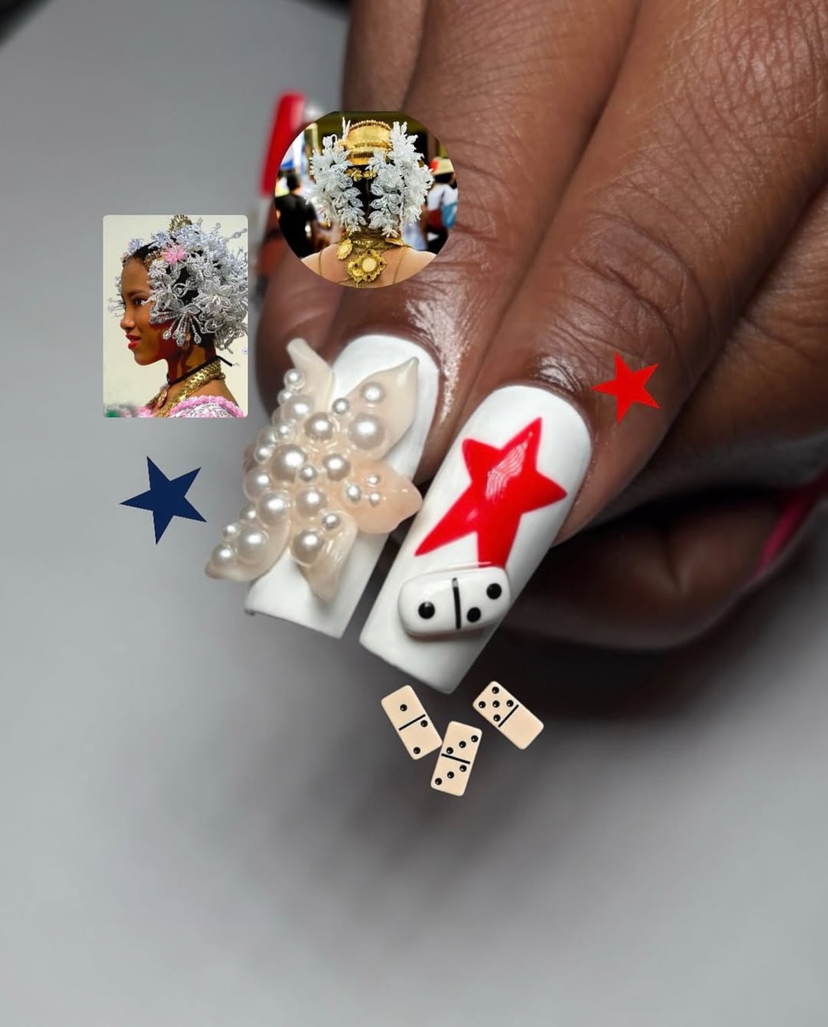 Manicurista en Nueva York crea set de uñas inspirado en Panamá