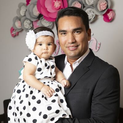Santos Cano, papá por primera vez