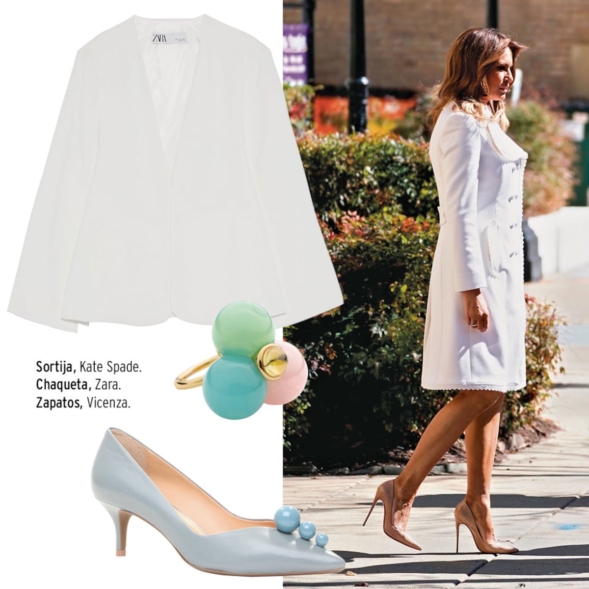 Inspírate en Melania Trump: lecciones de estilo