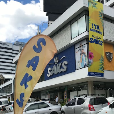 Modas Saks, desde Santa Ana hasta la Vía España