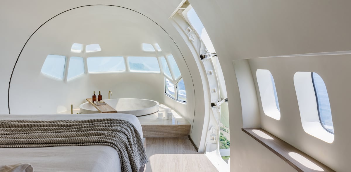 Un hotel de lujo dentro de un avión de pasajeros