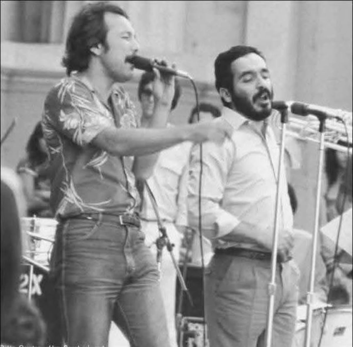 Rubén Blades y Willie Colón, fotos de archivo del dúo legendario de la salsa