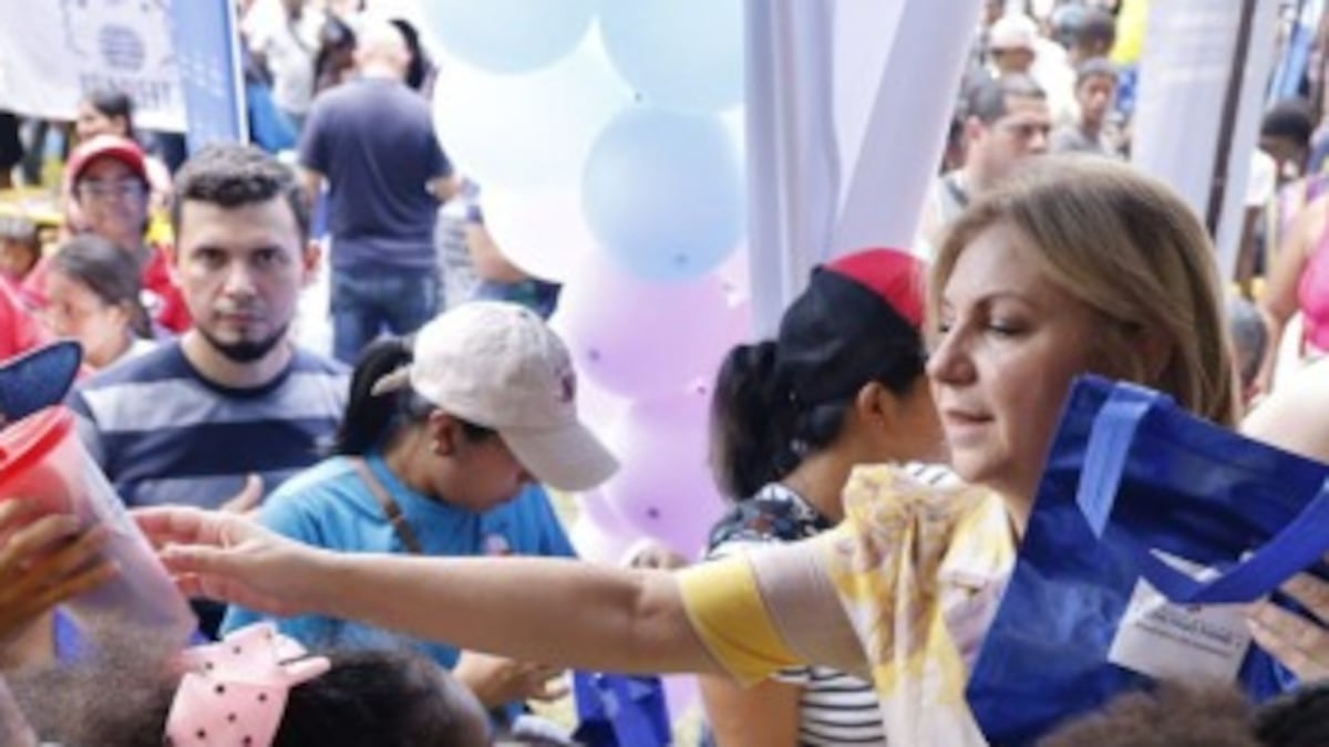 Postales del Día del Niño y la Niña en el Parque Omar, organizado por el Despacho de la Primera Dama